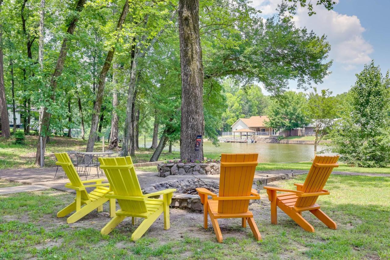 Lakefront Hot Springs Home With Furnished Deck! Ngoại thất bức ảnh